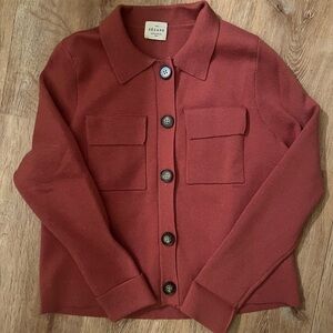 Sézane Rosewood Betty Cardigan